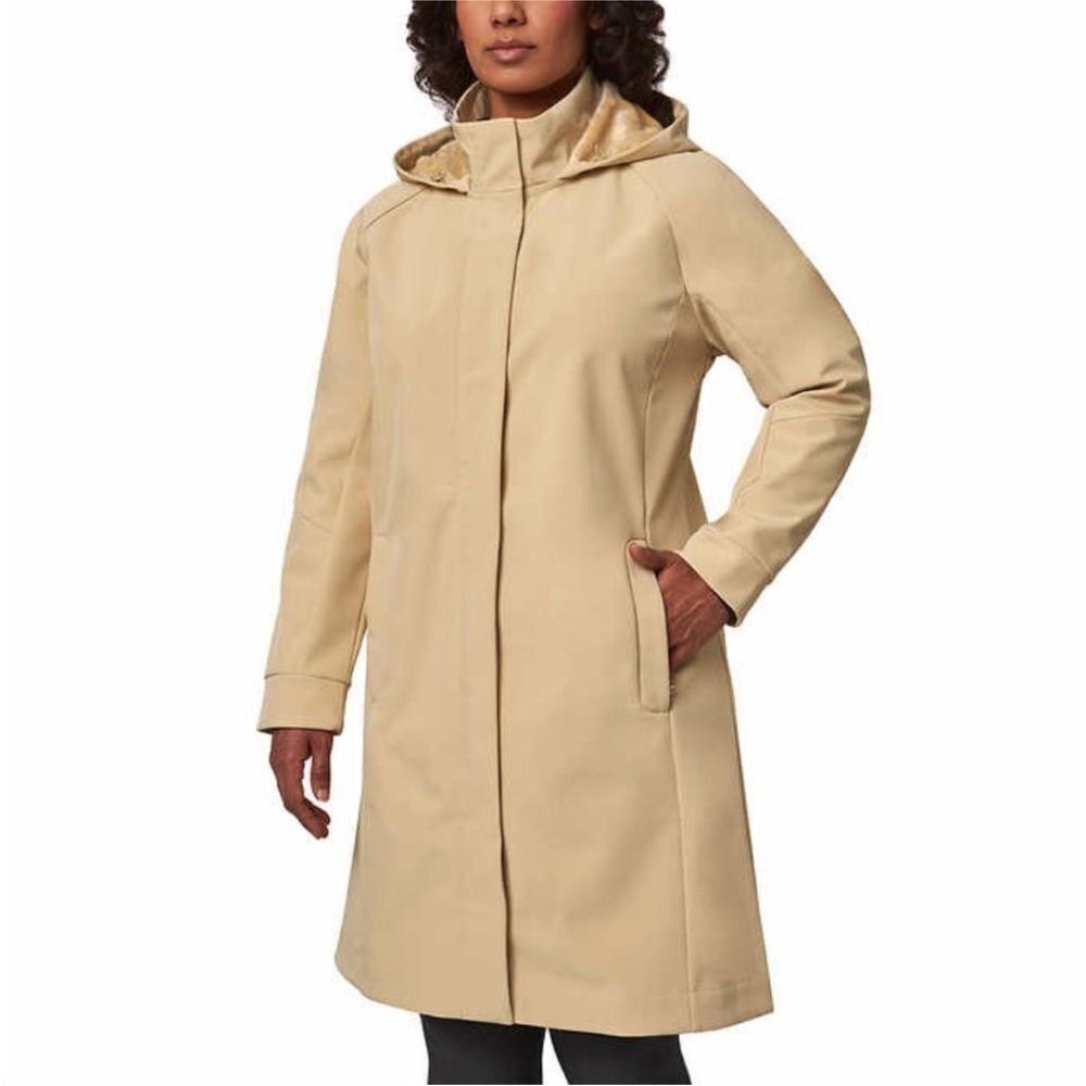 Mondetta Outdoor Project tan warm calf length winter coat